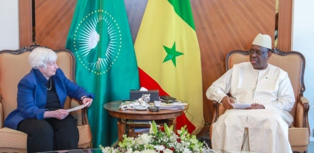 Coopération Senegal/ USA : Tête à tête Macky Sall-Janet Yellen Coopération Senegal/ USA : Tête à tête Macky Sall-Janet Yellen