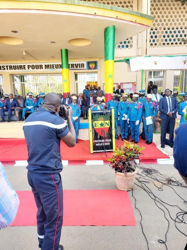 Cérémonie de sortie de la 46e promotion de la Police, présidée par le ministre de l'Intérieur, Antoine Félix Diome (Photos)
