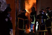 Touba: Violent incendie au marché Ocass ! Touba: Violent incendie au marché Ocass !