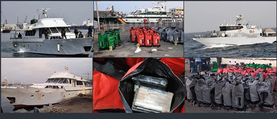 Deux navires convoyeurs de cocaïne interceptés: Le procès renvoyé au 18 avril prochain Deux navires convoyeurs de cocaïne interceptés: Le procès renvoyé au 18 avril prochain