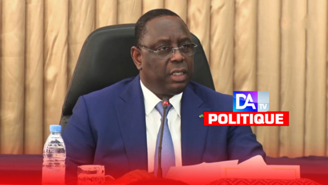 Macky Sall aux initiateurs du 'Gatsa Gatsa': «Quoi qu’il me coûte, l’Etat restera debout… Le respect des lois et règlements n’est pas négociable» Macky Sall aux initiateurs du 'Gatsa Gatsa': «Quoi qu’il me coûte, l’Etat restera debout… Le respect des lois et règlements n’est pas négociable»