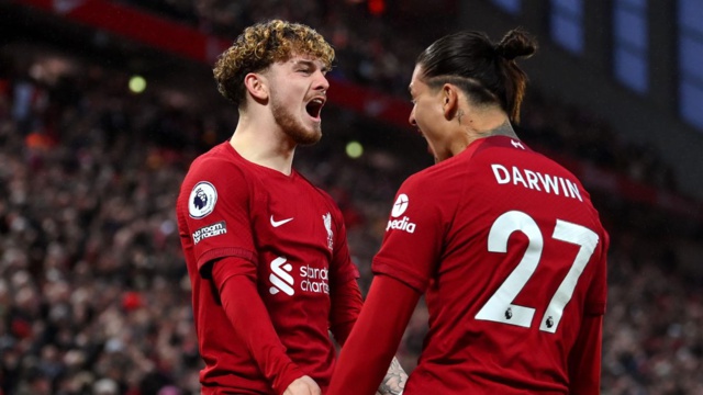 PREMIER LEAGUE -LIVERPOOL ÉCRASE LE RIVAL MANCHESTER UNITED À ANFIELD