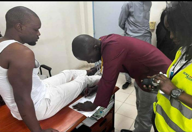 DERNIÈRE MINUTE- Sonko, ramieuté, vient de bénéficier d'un bon de sortie de la clinique Suma DERNIÈRE MINUTE- Sonko, ramieuté, vient de bénéficier d'un bon de sortie de la clinique Suma