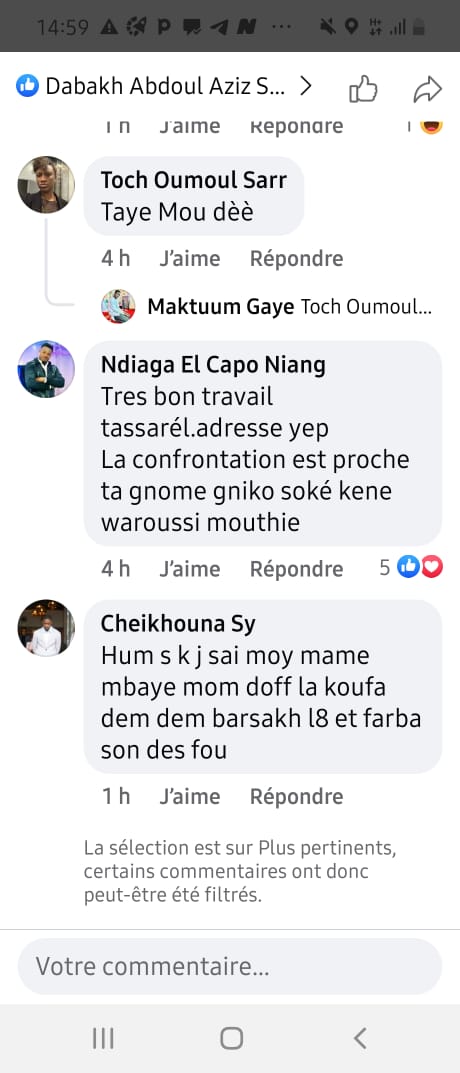 Le ministre Mambaye Niang risque d'être la cible des pros-Sonko- Vilipendé "on line", l'adresse de sa maison dévoilée par l'activiste Ousmane Ba Goto Le ministre Mambaye Niang risque d'être la cible des pros-Sonko- Vilipendé "on line", l'adresse de sa maison dévoilée par l'activiste Ousmane Ba Goto