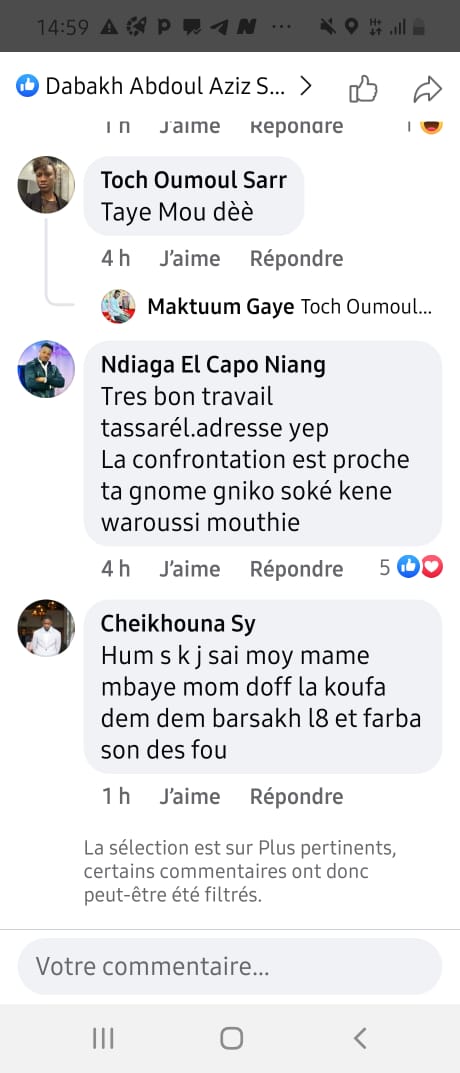 Le ministre Mambaye Niang risque d'être la cible des pros-Sonko-  Vilipendé "on line", l'adresse de sa maison dévoilée par l'activiste Ousmane Ba Goto