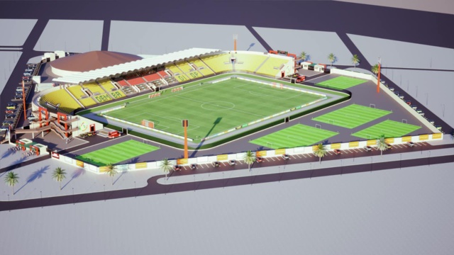 Lancement des travaux, ce jeudi : la belle maquette du stade Demba Diop