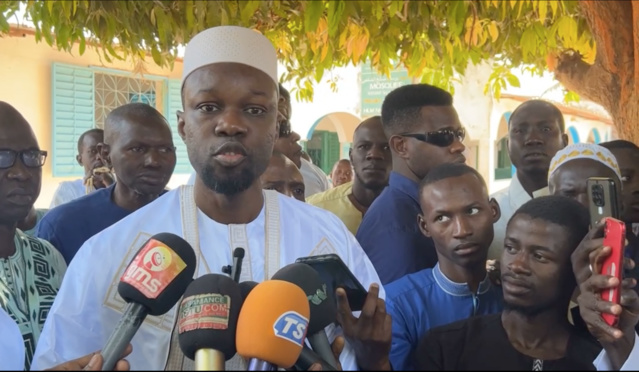 La Déclaration de Sonko après la prière de la Korité