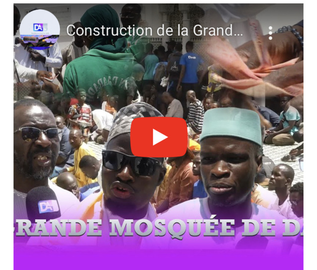Construction de la Grande Mosquée de Tivaouane : Le « Jaayanté » des fidèles à Dakar
