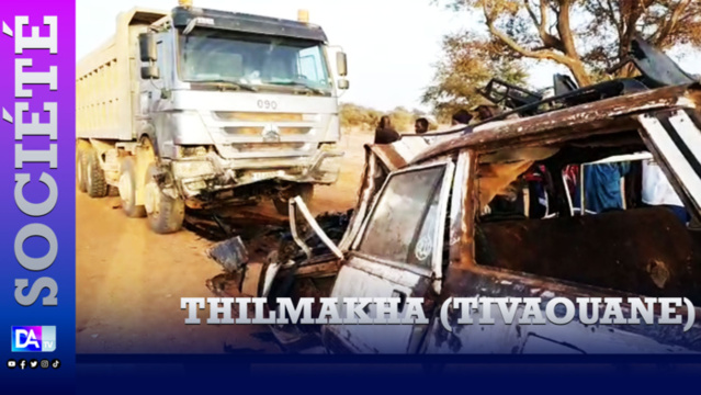 Thilmakha (Tivaouane) : Une collision entre un camion et un "7 places" fait 3 morts et 5 blessés dont un enfant Thilmakha (Tivaouane) : Une collision entre un camion et un "7 places" fait 3 morts et 5 blessés dont un enfant