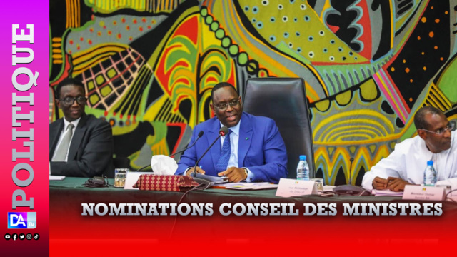 Les nominations en conseil des ministres de ce Mercredi 10 Mai 2023