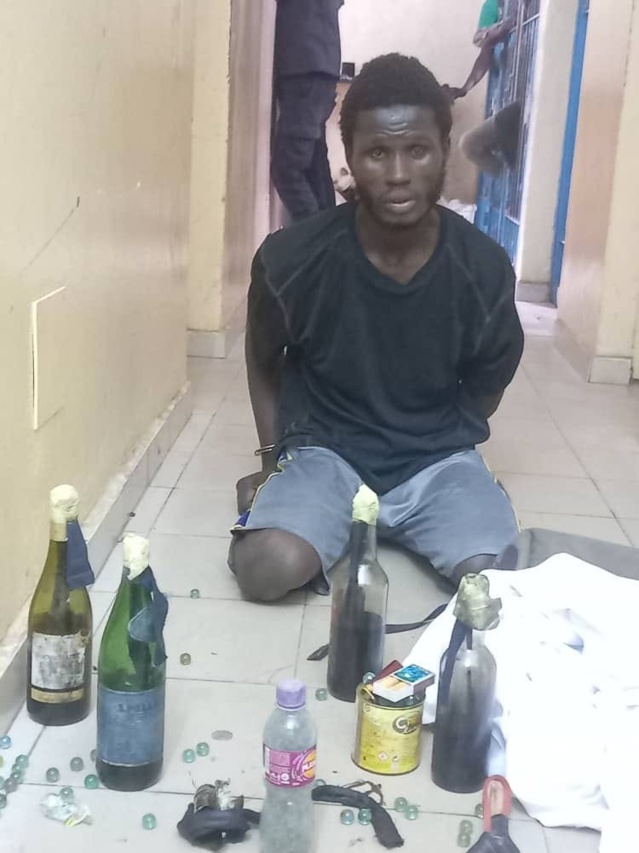 Emeutes à Dakar- Des hommes armés arrêtés Emeutes à Dakar- Des hommes armés arrêtés