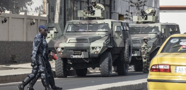 Des forces armées déployées dans Dakar Des forces armées déployées dans Dakar