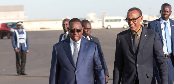 Le président rwandais, Paul Kagame, reçu par Macky Sall Le président rwandais, Paul Kagame, reçu par Macky Sall