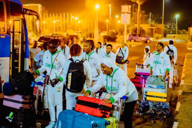 Afrobasket 2023 : les Lionnes sont arrivées à Kigali (IMAGES)