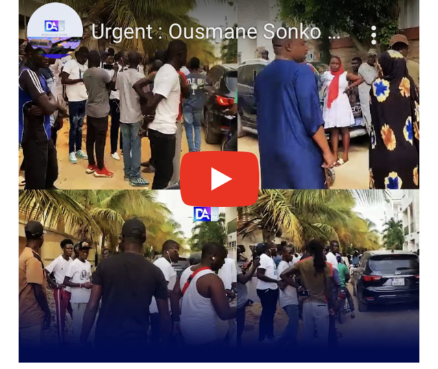 Arrestation de Ousmane Sonko: Des militants du pastef assiègent le domicile de leur leader Arrestation de Ousmane Sonko: Des militants du pastef assiègent le domicile de leur leader