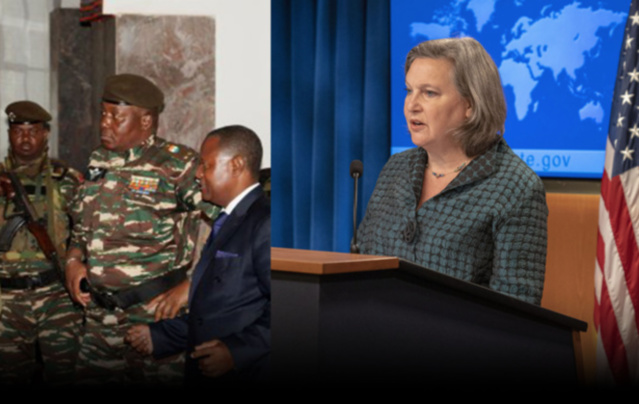 Niger: une émissaire américaine a rencontré les auteurs du coup d'Etat, discussions "difficiles"