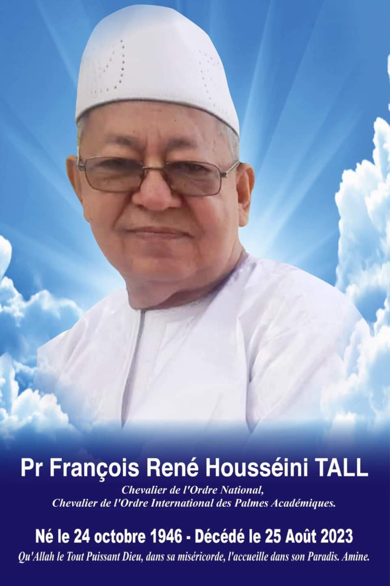 Rappel à Dieu du Pr Tall établi au Burkina Rappel à Dieu du Pr Tall établi au Burkina