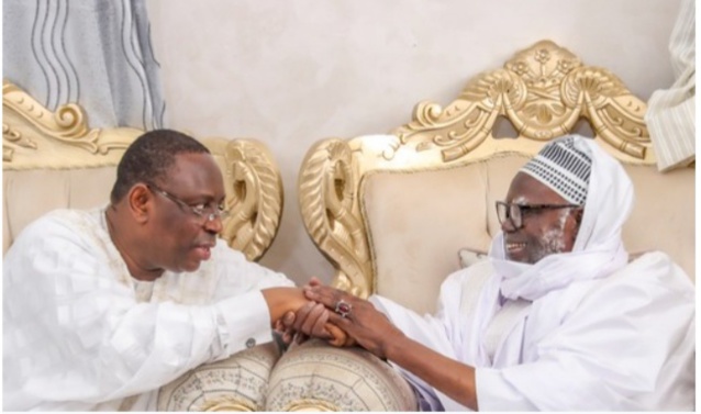 Touba: Serigne Mountakha Mbacké décerne un satisfecit à Macky Sall