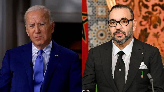 Le roi du Maroc reçoit un appel téléphonique du président Biden Alwihda Info | Par Info Alwihda - 19 Septembre 2023 Le roi du Maroc reçoit un appel téléphonique du président Biden Alwihda Info | Par Info Alwihda - 19 Septembre 2023