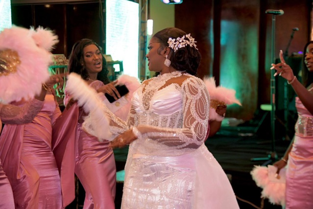 Retour  en images sur le mariage royal de la petite fille du Président Mbagnick Diop 