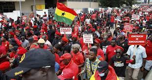 Ghana : manifestation de l'opposition contre la crise économique Ghana : manifestation de l'opposition contre la crise économique