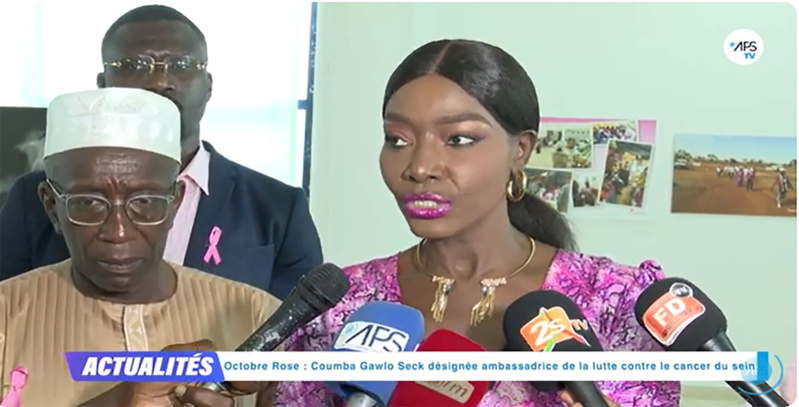 Coumba Gawlo Seck, nouvelle ambassadrice de la lutte contre le cancer Coumba Gawlo Seck, nouvelle ambassadrice de la lutte contre le cancer