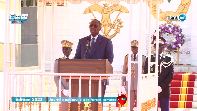 Journée nationale des Forces armées 2023 : L’intégralité du discours du président Macky Sall ….