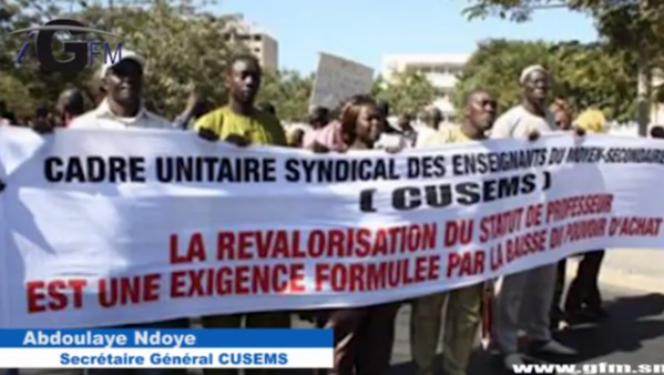 ​Le CUSEMS en grève vendredi prochain