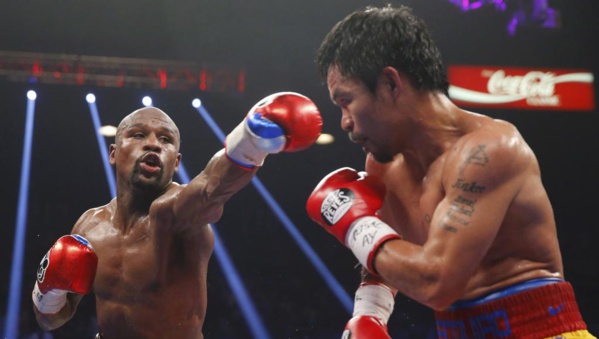 Boxe: Mayweather gagne le «combat du siècle» face à Pacquiao Boxe: Mayweather gagne le «combat du siècle» face à Pacquiao
