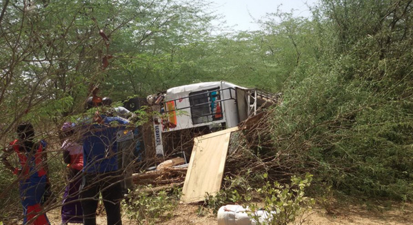 Images - Accident sur la route de Mbour ce matin