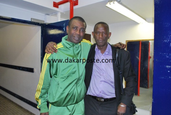 Ousmane Ndiaye "Dago" avec son ami Youssou Ndour Ousmane Ndiaye "Dago" avec son ami Youssou Ndour