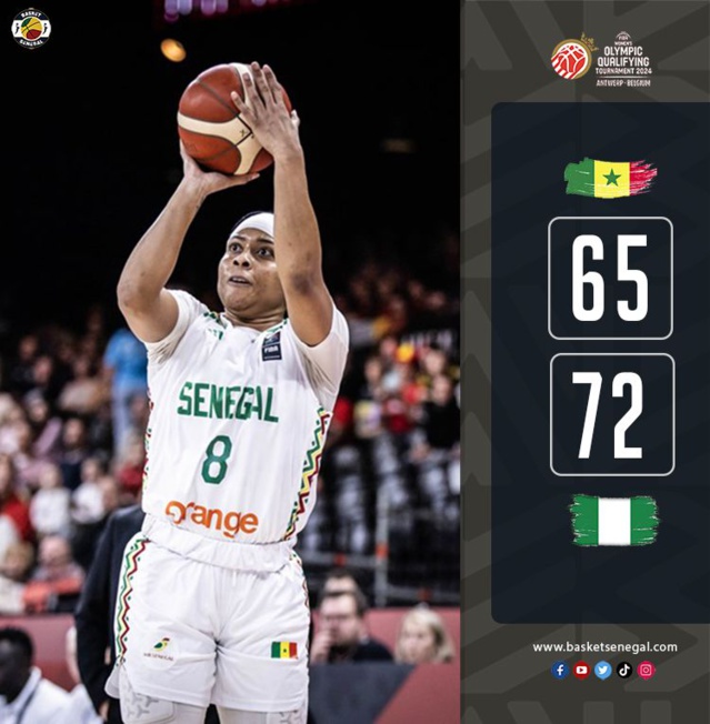 TQO – BASKET FEMININ | LE SENEGAL PERD DE JUSTESSE CONTRE LE NIGERIA (72-65)