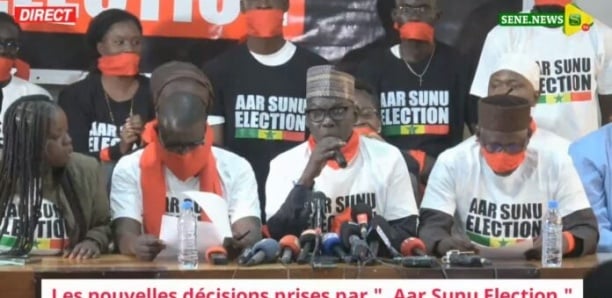 Aar Sunu Élection annonce une marche le 17 février Aar Sunu Élection annonce une marche le 17 février