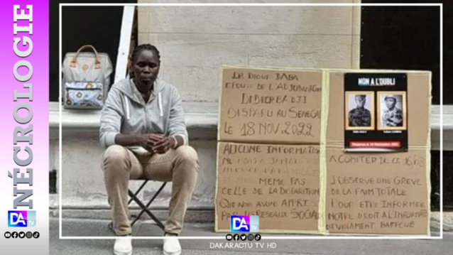 Guy Marius Sagna annonce le décès de l’épouse du gendarme disparu,Didier Badji Guy Marius Sagna annonce le décès de l’épouse du gendarme disparu,Didier Badji