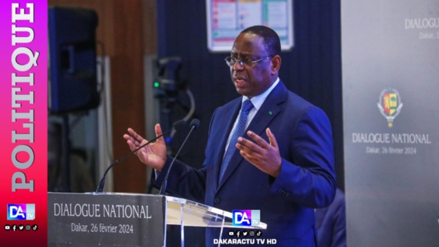 DÉCRYPTAGE / Dialogue National : Date de l'élection, vacance du pouvoir, loi d'amnistie... : Ce qu'il faut lire entre les lignes du "Macky" DÉCRYPTAGE / Dialogue National : Date de l'élection, vacance du pouvoir, loi d'amnistie... : Ce qu'il faut lire entre les lignes du "Macky"