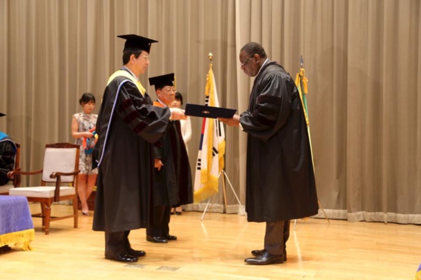 Macky Sall, docteur honoris causa de l’université nationale de Pukyong, en Corée du Sud