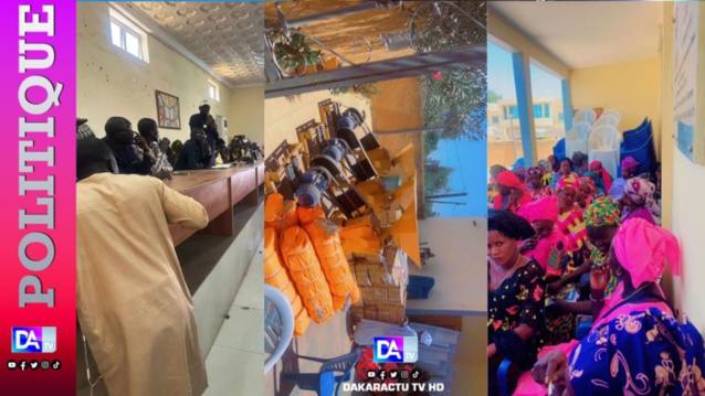 Soutien aux femmes de Ngoudiane : Le maire Mbaye Dione sort les gros moyens et perpétue la tradition Soutien aux femmes de Ngoudiane : Le maire Mbaye Dione sort les gros moyens et perpétue la tradition