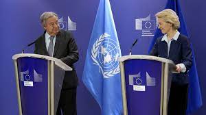 Le secrétaire général de l'ONU en visite à Bruxelles Le secrétaire général de l'ONU en visite à Bruxelles
