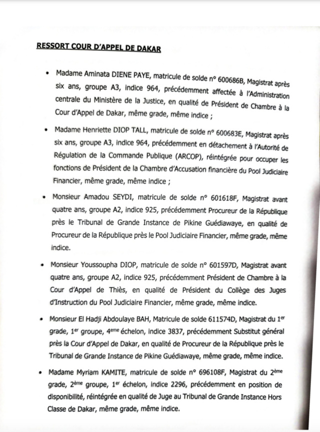 Conseil supérieur de la magistrature : Voici les mesures prises par le chef de l’Etat à l’issue de la réunion ce vendredi Conseil supérieur de la magistrature : Voici les mesures prises par le chef de l’Etat à l’issue de la réunion ce vendredi