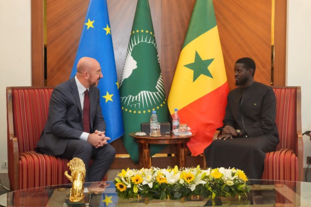 Visite au Sénégal du Président du Conseil Européen Charles Michel- Voici l'intégralité de la déclaration du Président de la République Bassirou Diomaye Faye ! Visite au Sénégal du Président du Conseil Européen Charles Michel- Voici l'intégralité de la déclaration du Président de la République Bassirou Diomaye Faye !