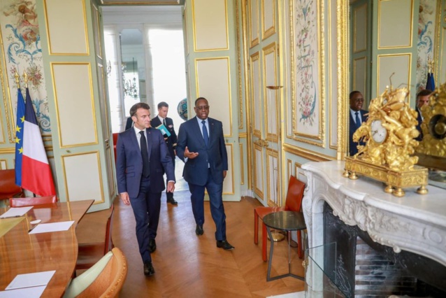 Le dîner secret de Macky Sall et Emmanuel Macron Le dîner secret de Macky Sall et Emmanuel Macron