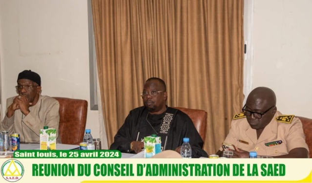 URGENT || LE POINT SUR LE CONSEIL D'ADMINISTRATION DE LA SAED QUI  S'EST RÉUNI À SAINT-LOUIS