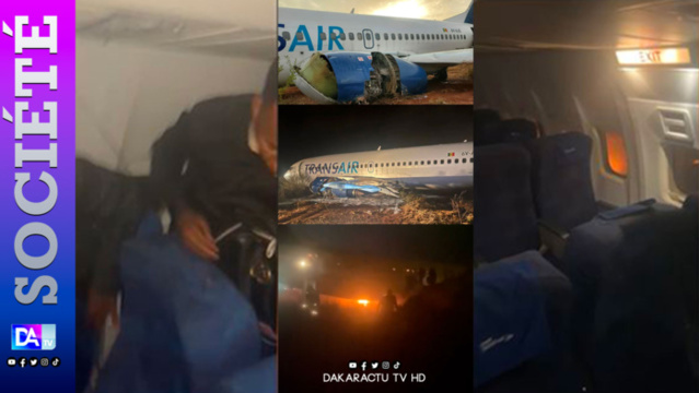 Un rescapé de la sortie de piste de l’avion de TransAir affrété par Air Sénégal témoigne : « J’ai vu ma vie défiler »