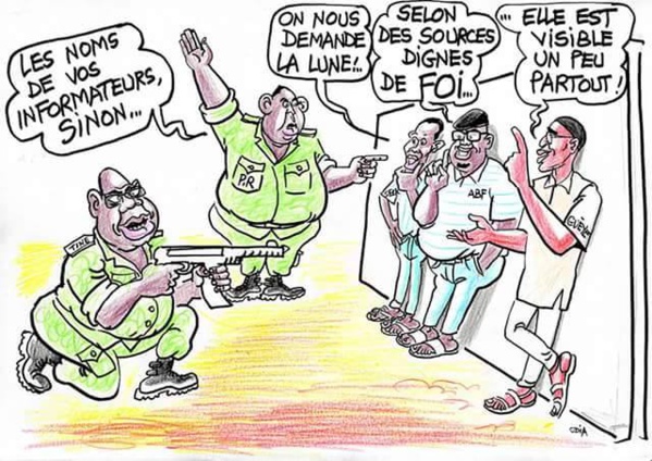 Tentative de bâillonner la presse au "pays des trois lunes"