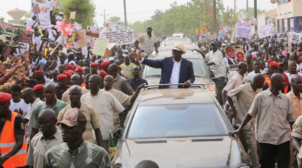 Visite du P. Macky Sall au Jadin d'Afrique à Fimela