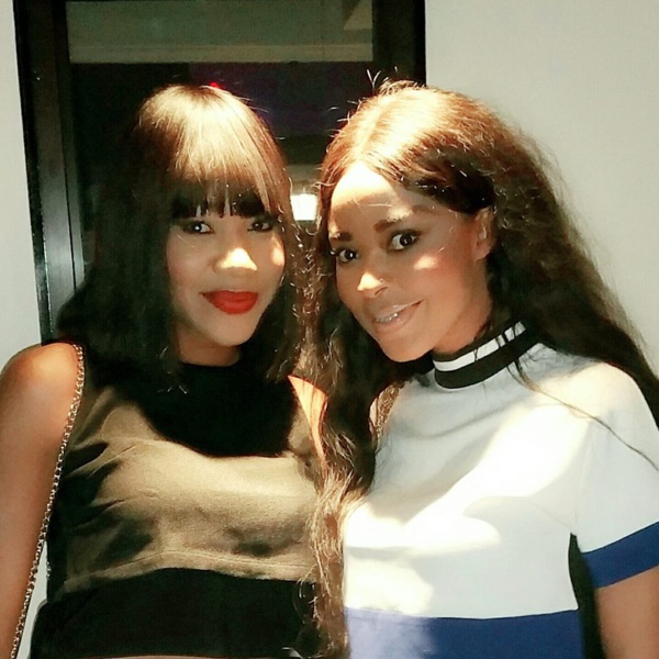 Amina Niang posant avec la défunte Maty Mbodj Amina Niang posant avec la défunte Maty Mbodj