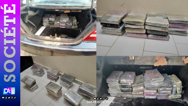 Fatick: 33 kg de cocaïne saisis d'une contrevaleur de deux milliards 700 millions FCFA Fatick: 33 kg de cocaïne saisis d'une contrevaleur de deux milliards 700 millions FCFA