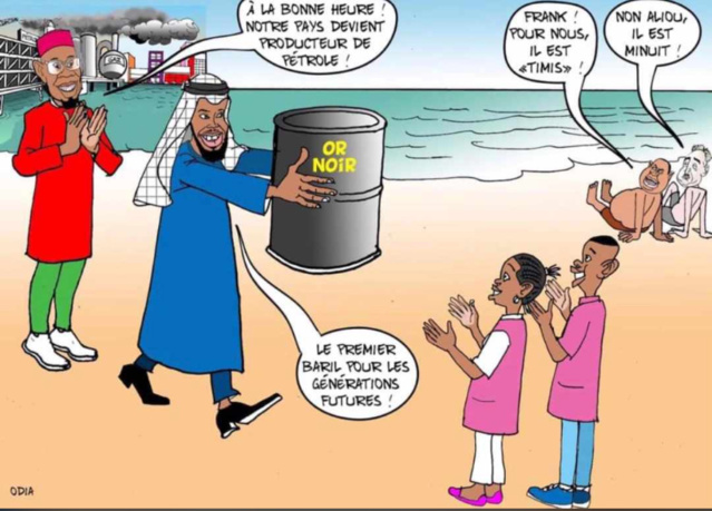 PRESSE-REVUE / LES JOURNAUX CÉLÈBRENT LE PREMIER BARIL DE SANGOMAR PRESSE-REVUE / LES JOURNAUX CÉLÈBRENT LE PREMIER BARIL DE SANGOMAR