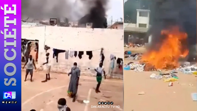 Mutinerie au Camp Pénal / Partage d'images sur les RS : l'Administration pénitentiaire annonce une enquête sur la provenance des téléphones... Mutinerie au Camp Pénal / Partage d'images sur les RS : l'Administration pénitentiaire annonce une enquête sur la provenance des téléphones...