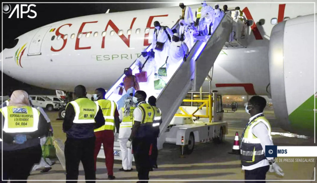 Hajj : arrivée d’un premier vol de 285 pèlerins venus de la Mecque Hajj : arrivée d’un premier vol de 285 pèlerins venus de la Mecque